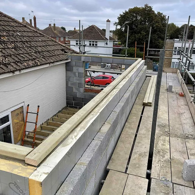 Double storey extension