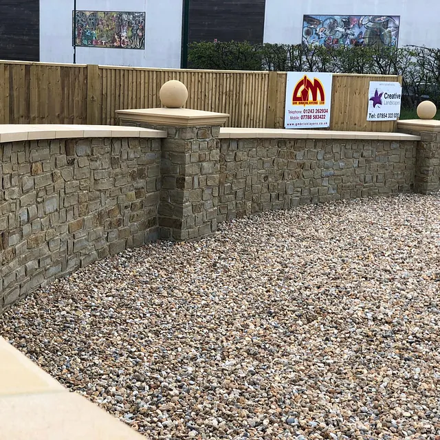curving wall