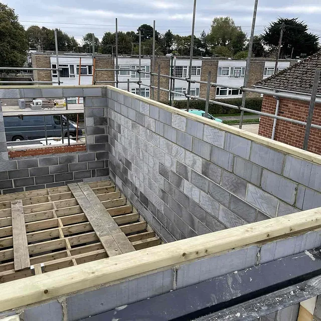 Double storey extension