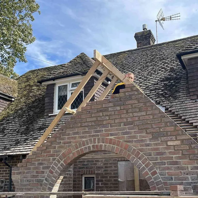 brick porch