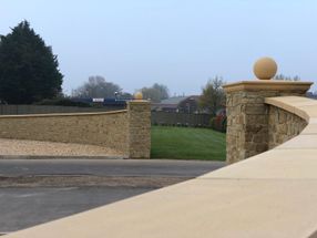 wall and entrance