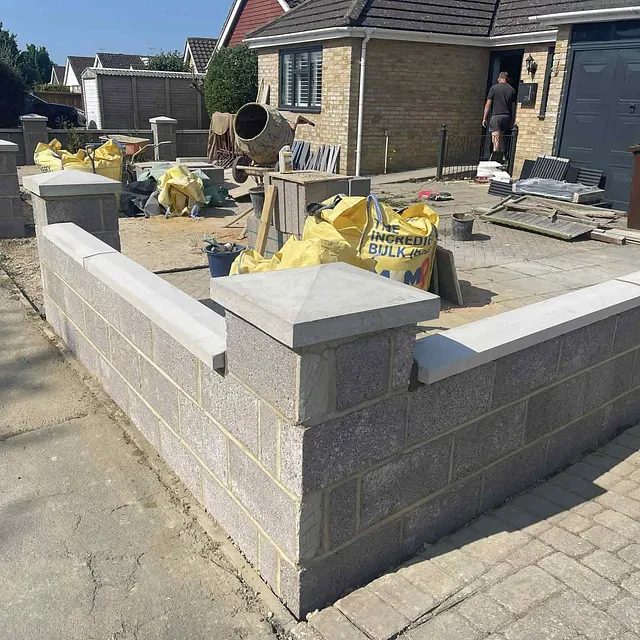 block wall